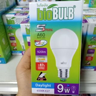 หลอดไฟ led ไบโอบับ A60 ประหยัดไฟ ขนาด 9 วัตต์