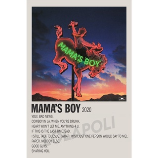 โปสเตอร์ ลายปกอัลบั้ม Mama s Boy ศิลปิน LANY