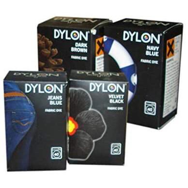 [ขายอย่างรวดเร็ว!! !] สีย้อมผ้าด้วยมือ,สีย้อมผ้า DIY พร้อมผ้า DYLON 4 ผืน