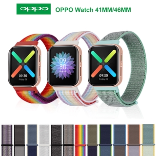 สายนาฬิกาข้อมือไนล่อน สําหรับ OPPO watch 41 มม. 46 มม.