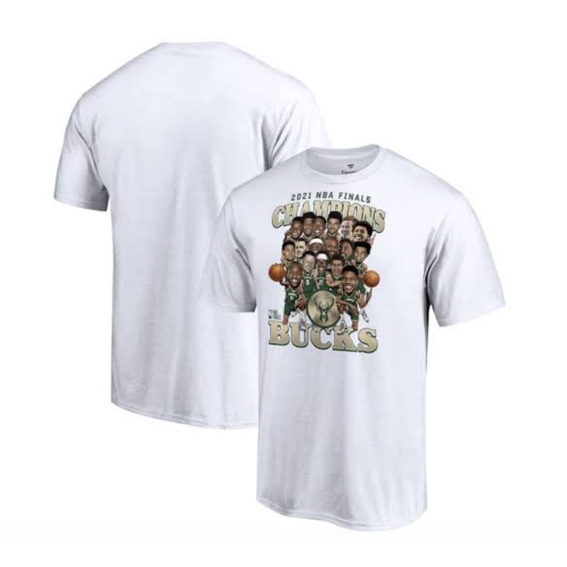 Nba MILWAUKEE SOCKS 2021 CHAMPIONS BASKETBALL TSHIRT เสื้อยืด