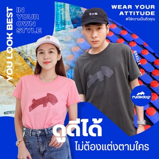 Rudedog® เสื้อยืดผู้ชายรุ่น​ | Braille