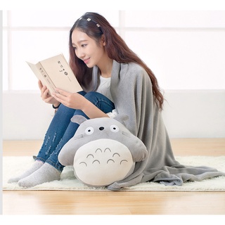 หมอนผ้าห่ม totoro ทรงกลม