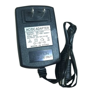 Lamphura Power Supply adapter 12V 2A หัว 5.5 x 2.5 สำหรับเสียบจ่ายไฟ รุ่น LM007 (Black)