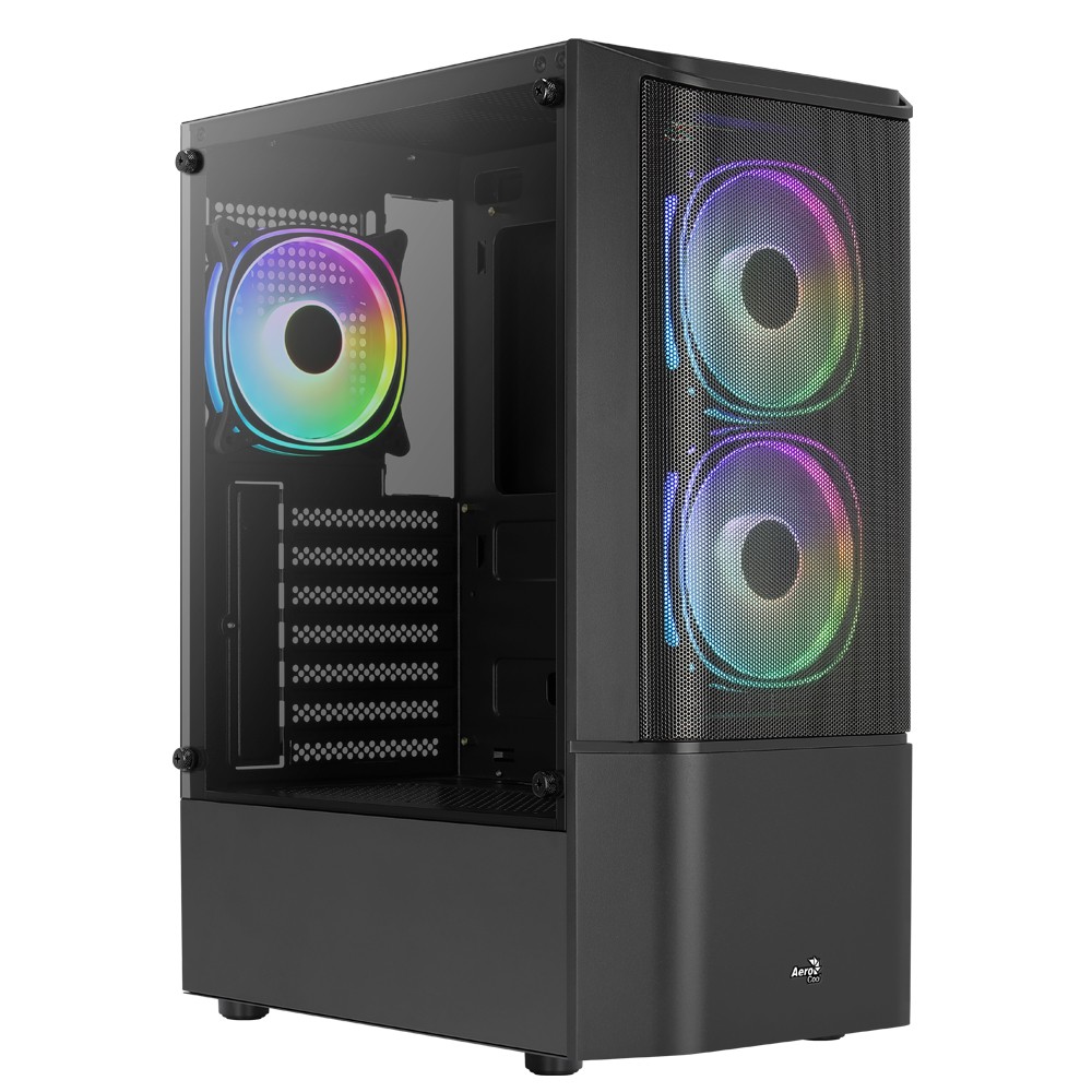 Aerocool Quantum Mesh MID TOWER CASE (Quantum MeshGBKv2) 12cm FRGB