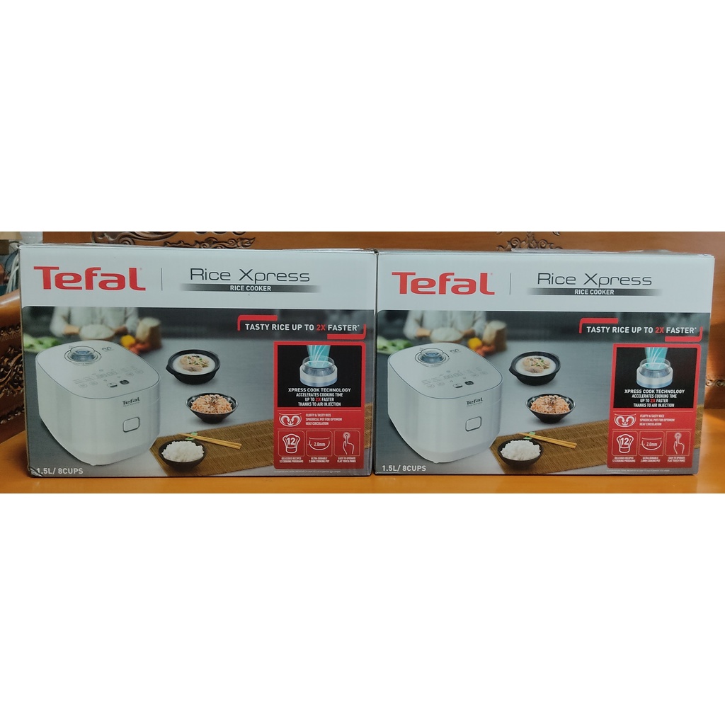 Tefal หม้อหุงข้าวไฟฟ้า XPRESS FUZZY กำลังไฟ 750 วัตต์ ความจุ 1.5 ลิตร RK522 รุ่น RK522166 ของใหม่ ปร