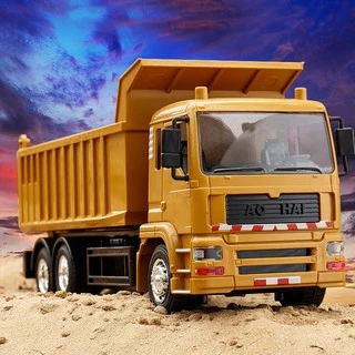 รีโมทคอนโทรล 8CH Dump รถบรรทุก RC Excavator รถของเล่น 2.4G วิศวกรรมยานพาหนะของเล่น 8 ช่อง Controller รถของเล่นเด็กของขวัญ