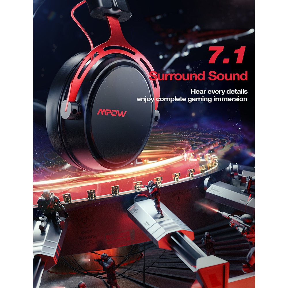 mpow air se 3.5 mm gaming headset