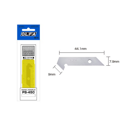 ใบมีดคัตเตอร์ OLFA KB-4S (หลอด5ใบ)