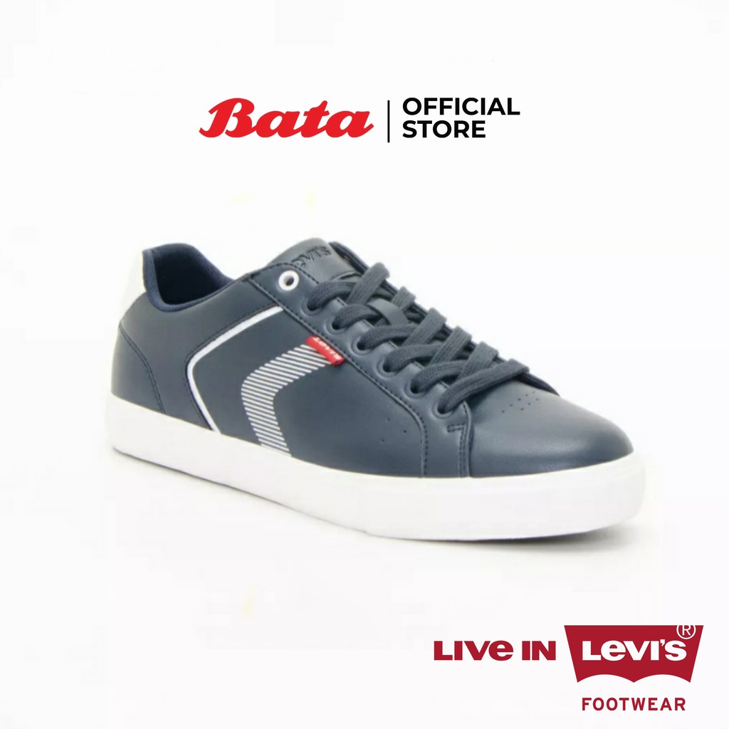 Bata Levi's Men's Lace up Sneakers รองเท้าผ้าใบสำหรับผู้ชาย  รุ่น Woodwoard L2.0 สีน้ำเงิน 8219483