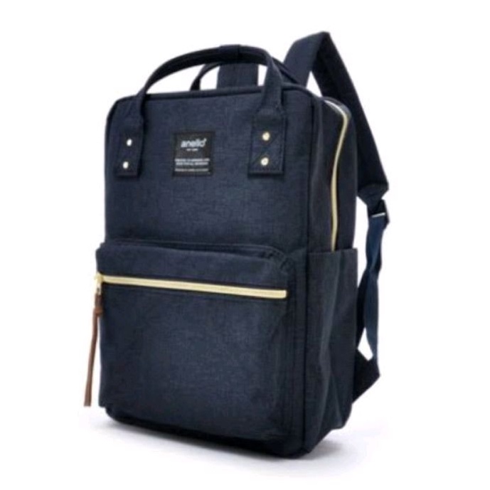 กระเป๋าเป้ anello รุ่น REG Backpack ของแท้ ของใหม่ สีดำ ใส่ของได้เยอะ น้ำหนักเบา พกพาสะดวก