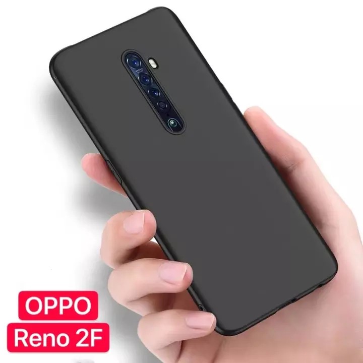Case OPPO Reno2F / Reno 2 เคสโทรศัพท์ออฟโบ้ Oppo Reno 2F เคสนิ่ม tpu เคสสีดําสีแดง เคสซิลิโคน สวยและบางมาก