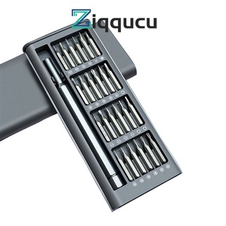 ZIQQUCU 25 in 1 ชุดเครื่องมือไขควง สําหรับซ่อมแซมโทรศัพท์มือถือ PC