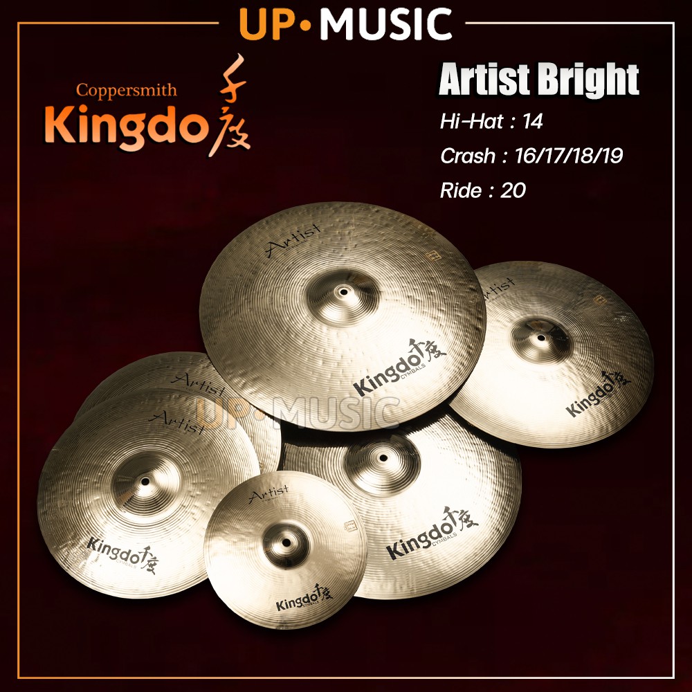 Percussion Instruments 4600 บาท ฉาบ Kingdo รุ่น Artist Bright Hobbies & Collections
