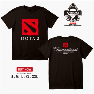 เสื้อยืด พิมพ์ลาย Dota 2 The International Championship Game สําหรับผู้ชายสามารถปรับแต่งได้