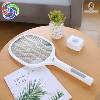 VJP ไม้ตียุง 2in1 VJP-889 VJP-899 Mosquito Swatter แถมแท่นวาง ไม้ตียุงไฟฟ้าพร้อมไฟดักยุงแสงสีม่วง ตั้งล่อยุงได้ แบตทน