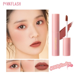 PINKFLASH OhMyKiss ลิขวิดลิปสติก แบบลิปทินต์ เนื้อแมตต์ กันน้ำ เครื่องสำอางสำหรับปากและแก้ม