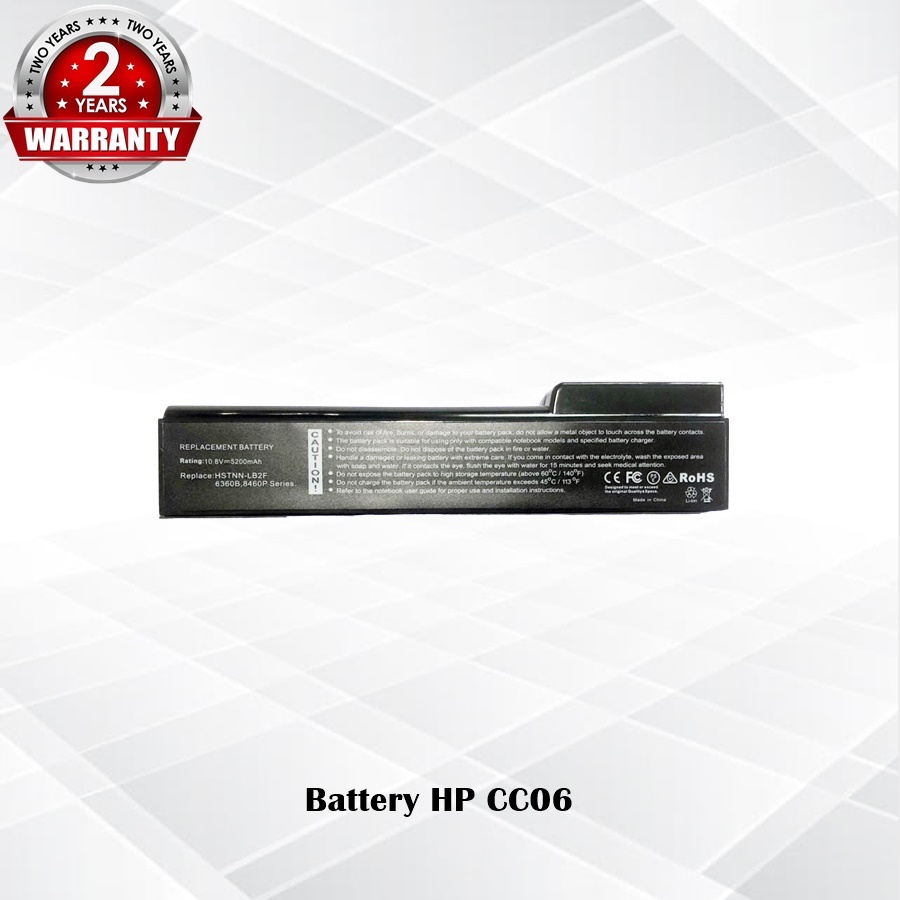 Battery HP CC06 / แบตเตอรี่โน๊ตบุ๊ค รุ่น 8460P 8470p 8470w 8560p 8570p 6360b 6360 (OEM) *รับประกัน 2 ปี*
