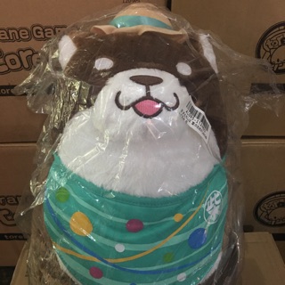 Faithful Mochishiba - Summer’s Dress Up Big Plushy ตุ๊กตา ชิบะ สีน้ำตาล Lot Jp มือ 1