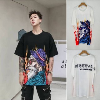 เสื้อ Over Size สุดแนว!!ผ้าสกูบ้านื้อดีสกีนลายเท่ๆ