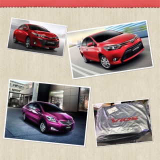 [แบบหนา] ผ้าคลุมรถ Toyota Vios ปี 2003 - 2023 ผ้าคลุมรถตรงรุ่น ผ้าคลุมรถเข้ารูป