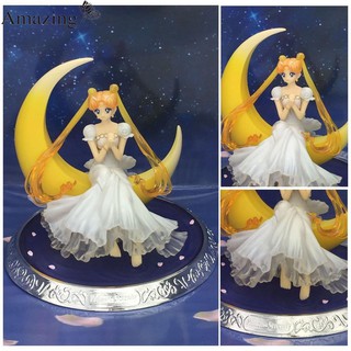 High Quality&amp;ฟิกเกอร์ Anime Sailor Moon Princess serenity PVC