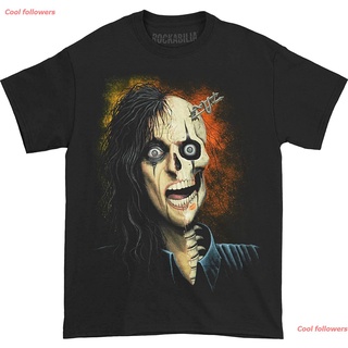 2022 แบล็กแซ็บบาธ ผู้ชายและผู้หญิง วงดนตรี เด็กผู้ชาย เสื้อยืด Alice Cooper Trashed Redux V2 Adult T-Shirt เสื้อคู่ เสื้