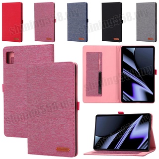 For Realme Pad Mini 8.7 inch 2022 Solid Colour Flip Case Shockproof Can Foldable Stand Tablet Cover