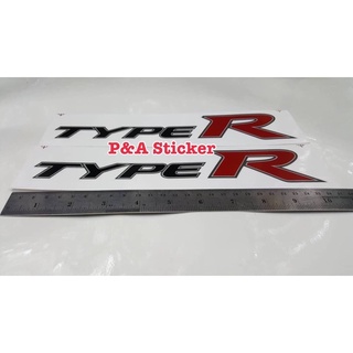 สติ๊กเกอร์งานสกรีนคำว่า TYPE R