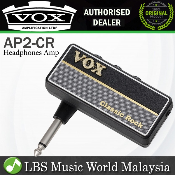 Vox AP2CR Amplug Classic Rock AmPlug Guitar Headphone Amp Amplifier (AP2CR AP3-CR)