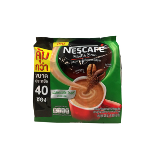 NESCAFE เนสกาแฟ กาแฟปรุงสำเร็จ เบลนด์แอนด์บลู เอสเปรสโซ 15.8กรัม X40 ซอง