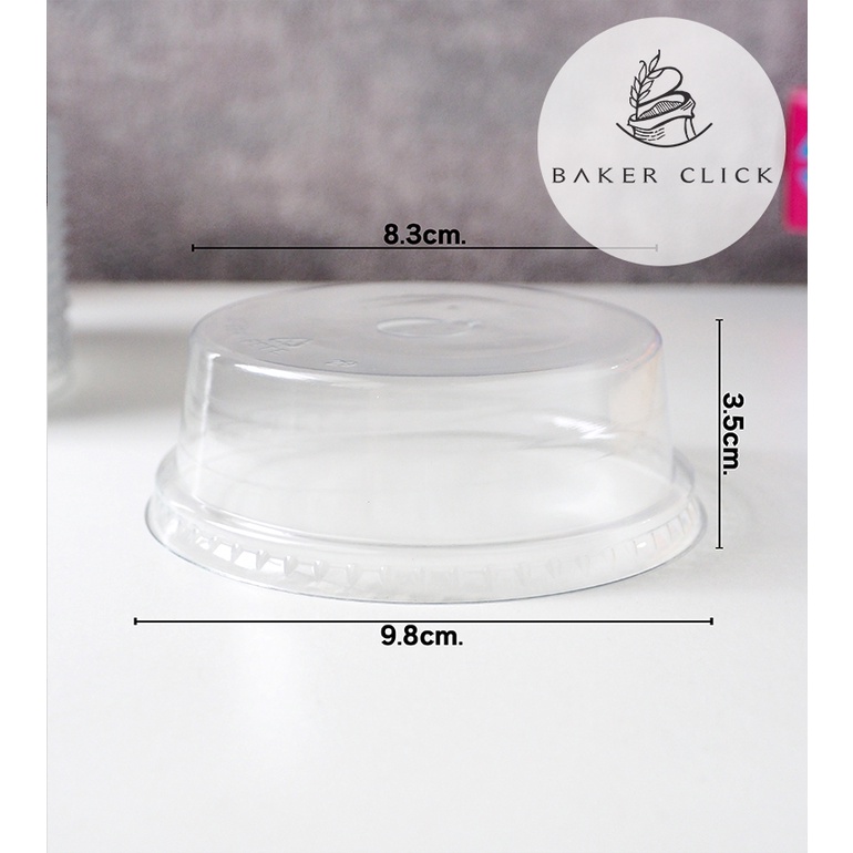 ฝาโดม D-98(H) เจาะรู PET 1แพ็ค/50ใบ