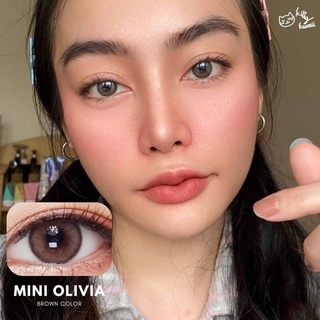 ☔️Mini Olivia light Brown,Brown☔️(Dia 14.2)สายตาปกติถึง-6.00(คิตตี้คาวาอิ Kitty kawaii)