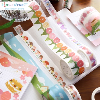 ม้วนเทปวาชิ เทปวาชิ สําหรับตกแต่งสมุดไดอารี่ บ้าน 2 ม้วน