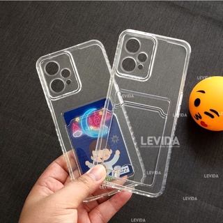 เคสโทรศัพท์มือถือแบบใส พร้อมช่องใส่บัตร สําหรับ Realme 9-4G 9-Pro 9pro Plus 9-4G 9pro 9 Pro Plus