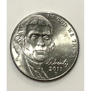 เหรียญเงินอเมริกันมูลค่า 1 เซ็นต์  ปี 2011