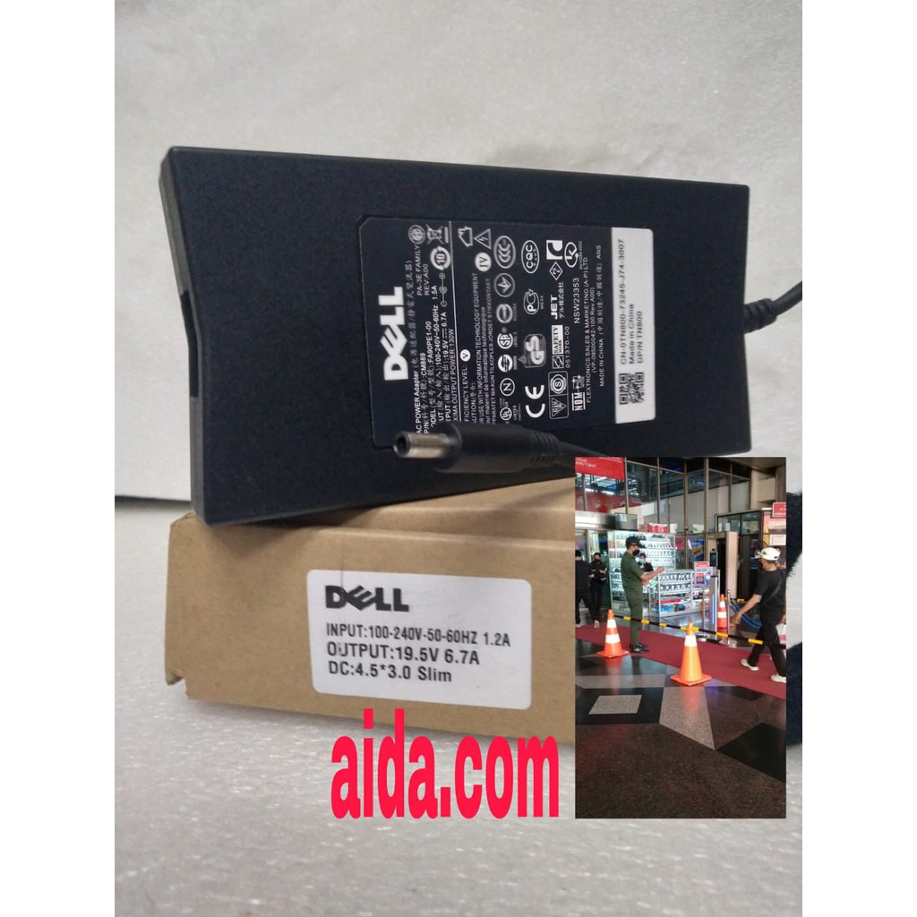Original 19.5V 6.7A 130W 4.5*3.0 มม.LA130PM121 0662JT AC Adapter Charger สําหรับ Dell Inspiron