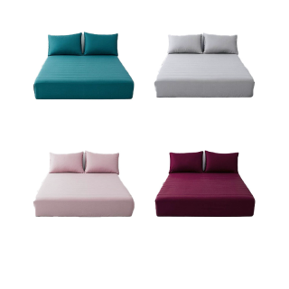 โปรโมชั่น : ผ้าปูที่นอน สีพื้น มี 15 สี ขนาด 3.5ฟุต  5ฟุต  6ฟุต ไม่มีผ้านวม