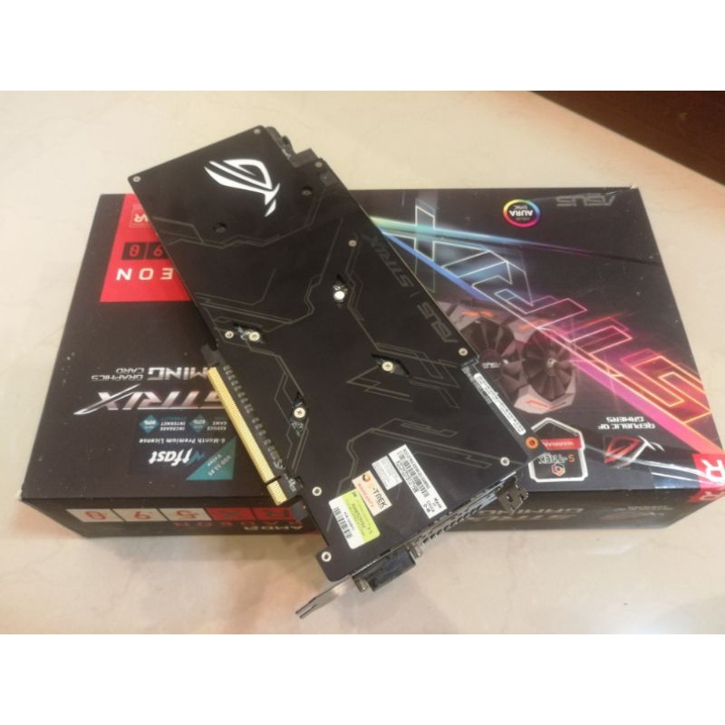 Asus STRIC RX590 8GB RAM MICRON มือสอง สภาพดี