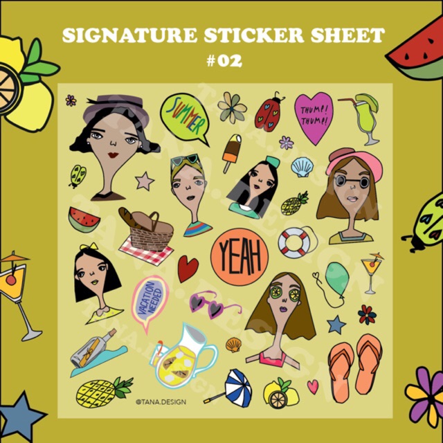 [Tana.design] Sticker diecut no.02