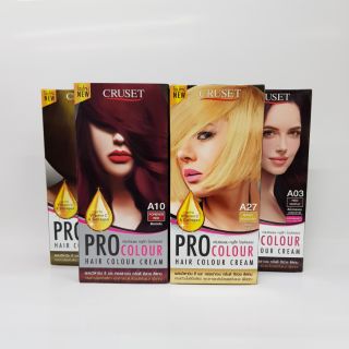 ครูเซ็ท ยาย้อมผม PRO COLOR 100 ML.