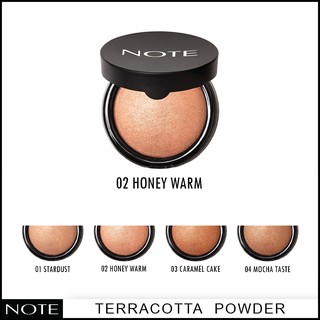 NOTE COSMETICS TERRACOTTA POWDER 02 HONEY WARM