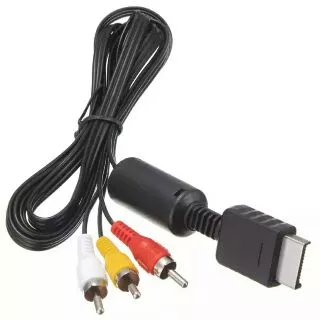 สาย AV PS1, PS2, PS3 สำหรับเครื่อง playstation PS1, PS2 หรือ PS3 สายต่อสัญญาณภาพและเสียง ส่งของจากกรุงเทพฯ