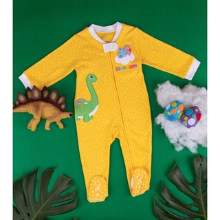 D10 PAJAMAS DINOSAUR SET แบบปิดเท้า