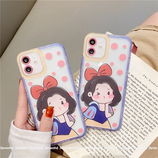 👏Ready Stock🎀 พร้อมส่งเคสโทรศัพท์ลายการ์ตูนเจ้าหญิงน่ารักสําหรับ Compatible For iPhone 13 12 11 Pro Max Se2020 X Xr Xs Max 7 8 6 6S Plus