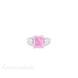 Ring Diamond Love ใหม่ Super Flash Luxury Design Diamond Ring