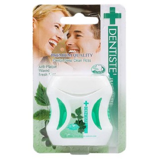 Dentiste Plus white Premium Anti-Plaque PTFE floss fresh mint ไหมขัดฟันเดนทิสเต้ ขนาด50m. ไหมขัดฟัน เดนทิสเต้ DENTISTE