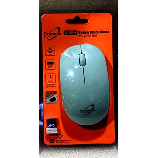 Primaxx เมาส์ WS-WMS-601 เมาส์ไร้สาย ขนาดเล็ก Wireless Optical Mouse