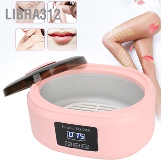 Libra312 เครื่องทําความร้อนแว็กซ์กําจัดขนพาราฟิน ให้ความชุ่มชื้น ไม่เจ็บ