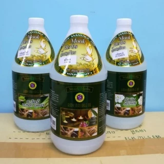 น้ำมันนวดตัว สปา Body Massage oil 1000ml by Mook Herbs